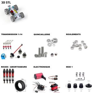 FULL KIT RC 1:12 WLTOYS 124