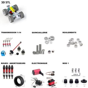 FULL KIT RC 1:14 WLTOYS 144