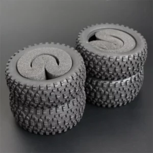 RUBBER TIRES 2.2inch ID: 56mm, OD: 85mm, 4/Pack
