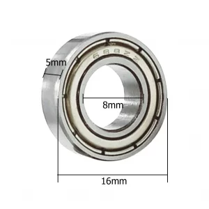 Bearing 688ZZ 8x16x5mm ABEC-7 10/Pack