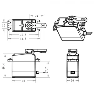 SERVOMOTOR DS3218 Pro 180