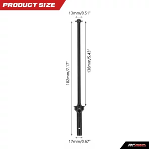 ARRMA 183mm Drive Shaft Front Rear CVD Driveshaft for 1/7 BIGROCK 1/8 Kraton Notorious