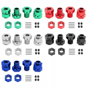 17mm Wheel Hex Bolts – Aluminum Alloy Heavy-Duty Hex Nuts, Compatible with ARRMA 1/8 KRATON NOTORIOUS OUTCAST 6S BLX Upgrade Parts