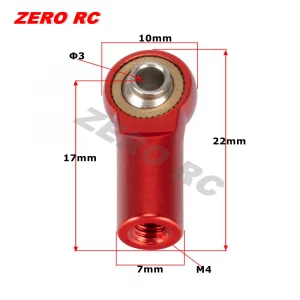 ALLOY M4 Link Tie Rod End Ball Joint For 1/10 RC CAR 10PCS