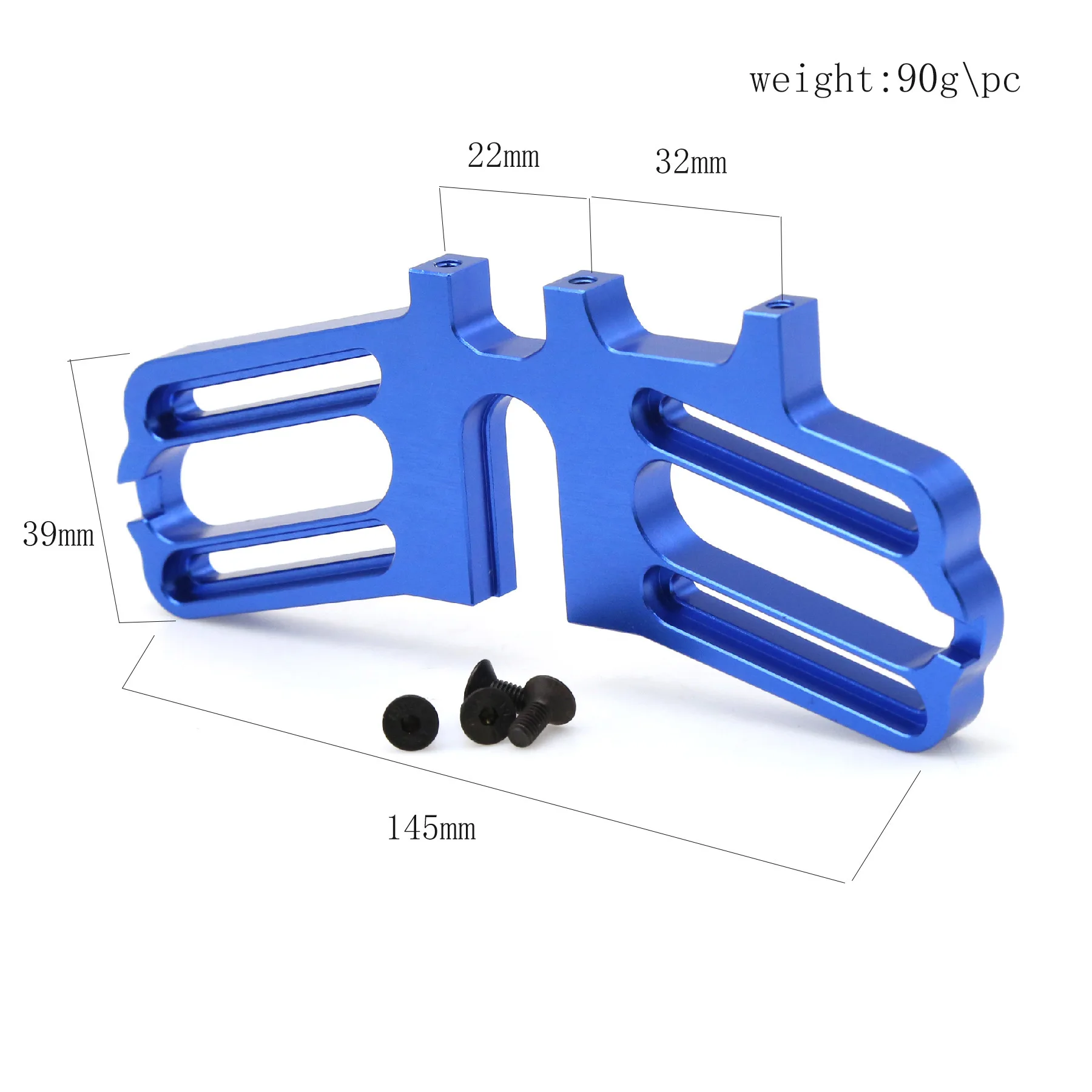 Alloy Dual Motor Mount Holder For Arrma 1/7 Infraction Limitless F1 Felony RC Car Upgrade Parts - Image 5