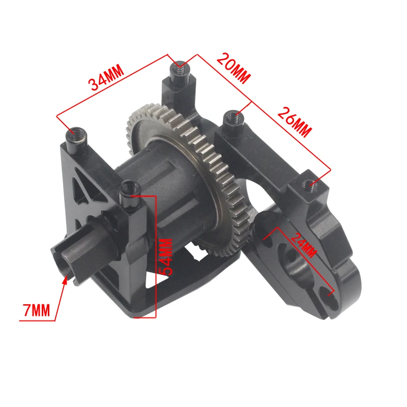 Motor Mount 1:8 KYOSHO/MP10/ HSP/Feishen/R70 - Image 5