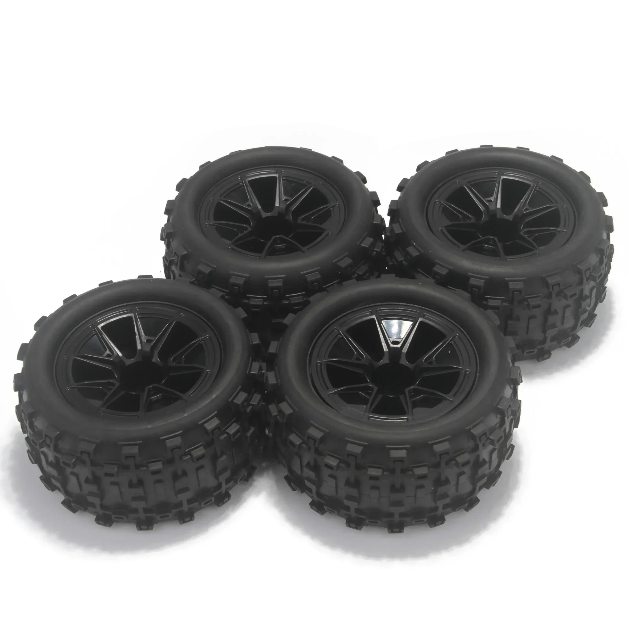 4PCS 85mm 12mm Hex Rubber Wheel Tire Off-road Wltoys HBX 16889 16890 SCY 16101 PRO - Image 3