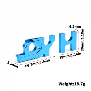 Metal Adjustable Motor Mount #1895 #1896 #1897 Upgrade For WLtoys 1/10 RC Car 104072 104001 104002