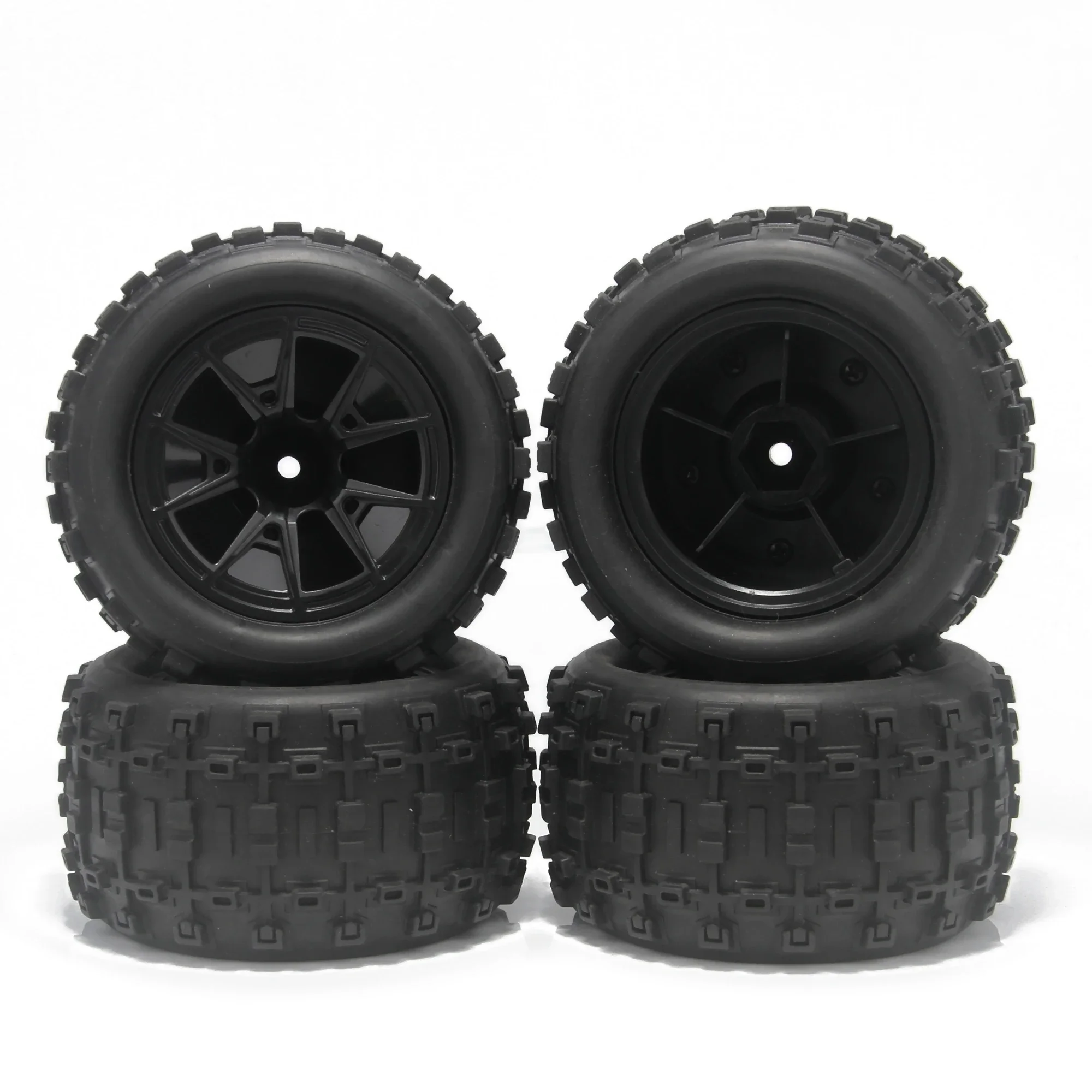 4PCS 85mm 12mm Hex Rubber Wheel Tire Off-road Wltoys HBX 16889 16890 SCY 16101 PRO - Image 5