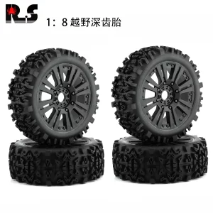 120mm 1/8 RC Off-Road Buggy Wheels Tire 17mm Hex for ARRMA Typhon Talion Traxxas Redcat Team Losi Kyosho HPI HSP VRX RC Car