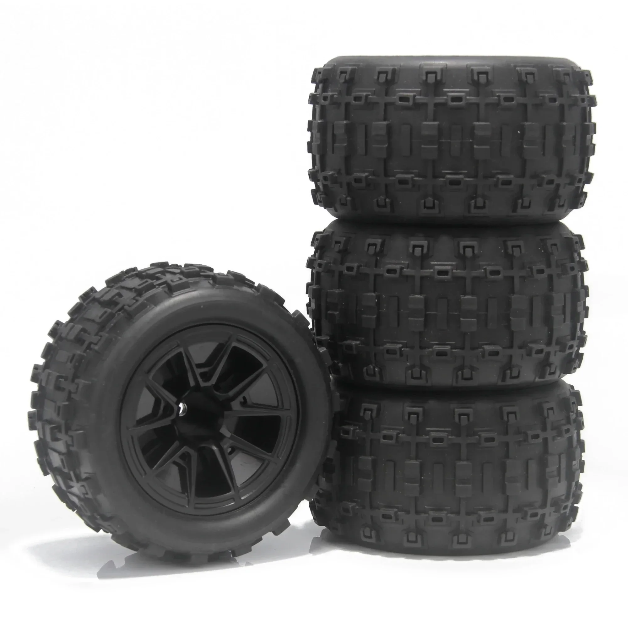 4PCS 85mm 12mm Hex Rubber Wheel Tire Off-road Wltoys HBX 16889 16890 SCY 16101 PRO - Image 8