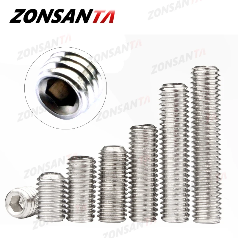 Grub Screw M4 x 3mm DIN916 304 Stainless Hex Hexagon Socket Allen - Image 4